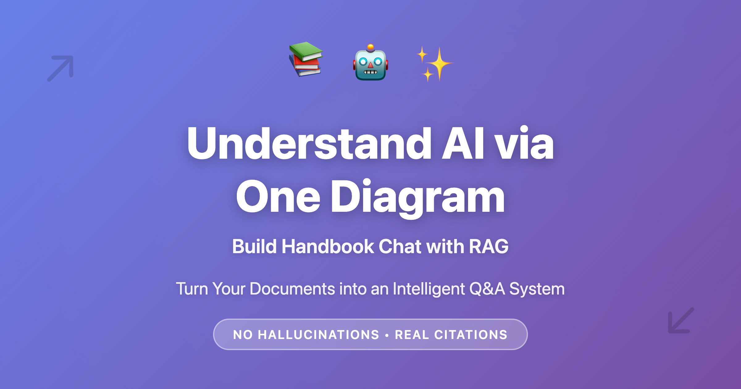 Understand AI via One Diagram: Build Handbook Chat with RAG