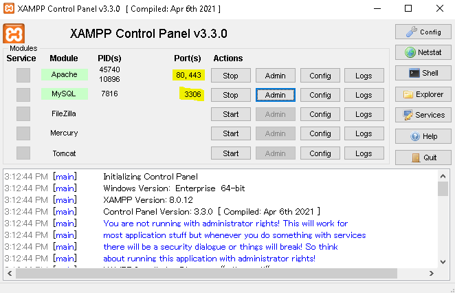 xampp download 64 bit windows 7